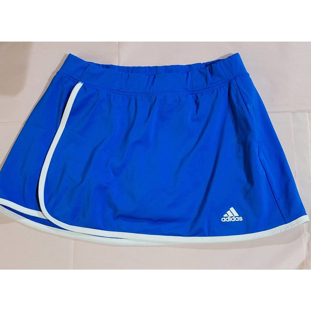 Adidas Athletic Skirt Short Size Small. Blue. Wrap style skirt. ClimaLite materi